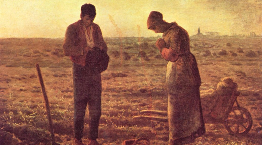 The angelus by jean françois millet
