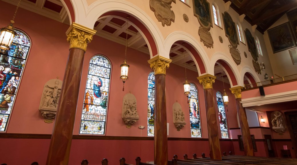 Mary immaculate of lourdes interior