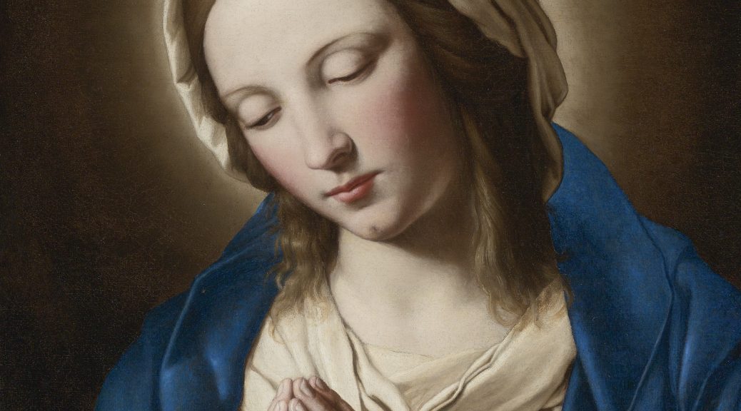 Madonna at prayer by giovanni battista salvi, called sassoferrato